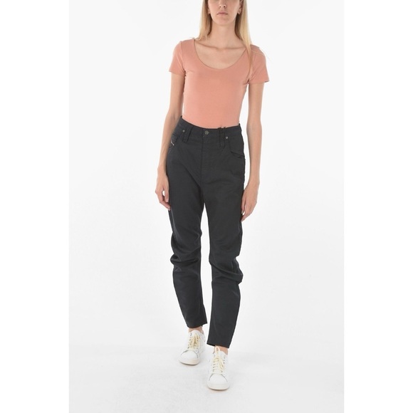 Diesel Women's Size 25 D Plata Boyfriend Jogg Jeans Dark Navy Stretch NWT - Picture 2 of 15